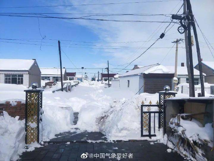 漠河积雪深度破纪录