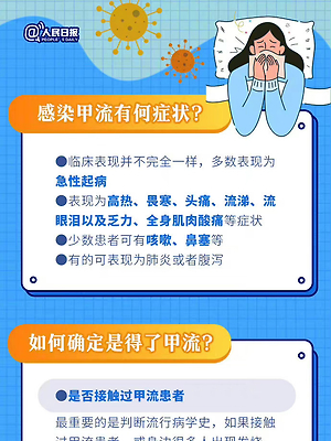 感染甲流后不能硬扛——明智应对甲流的十个建议