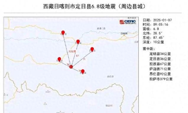 西藏定日地震已致265人遇难？谣言止步于此