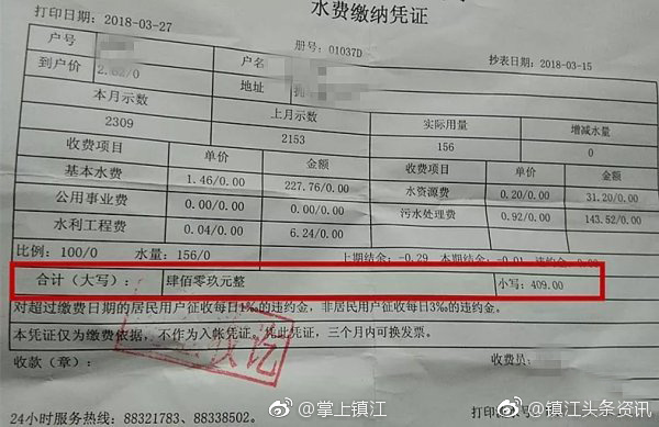 居民水费惊现天价账单，深度解读背后的故事